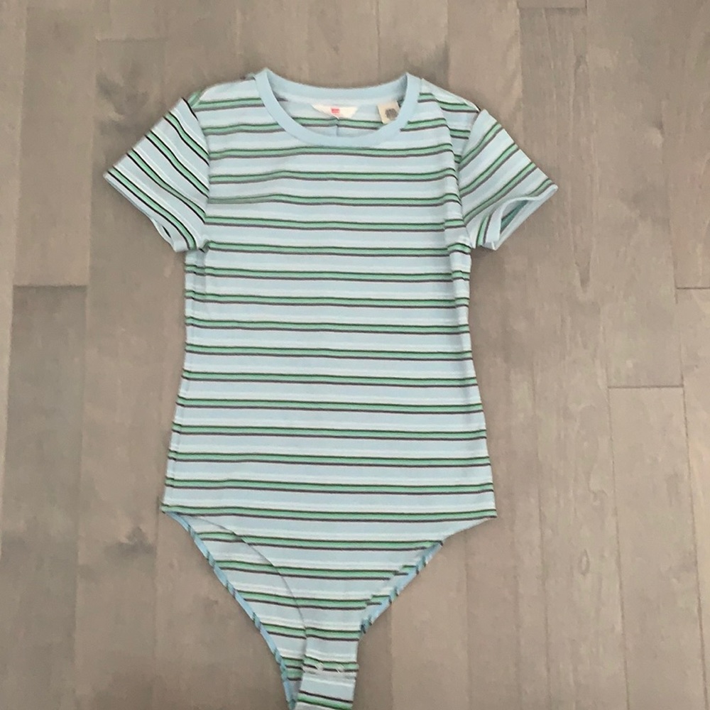 Levi’s stripped bodysuit